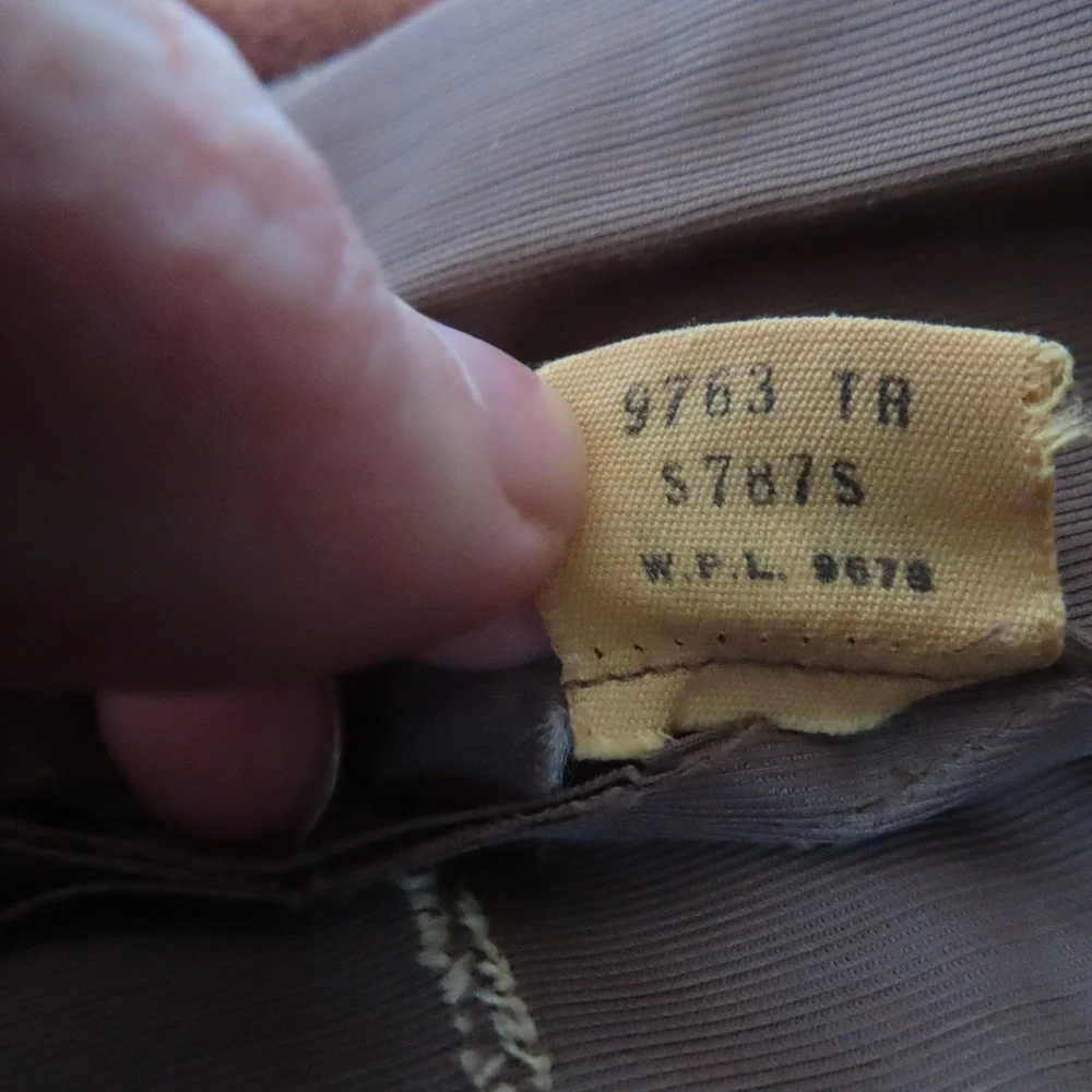 vintage unbranded shirt loop collar mother of pearl buttons 50s 60s - Picture 11 of 11